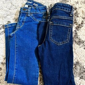 2 girls cat & jack skinny pants
